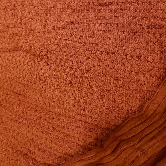 Free People hi low swing sweater stretchy boxy fit - Picture 8 of 13